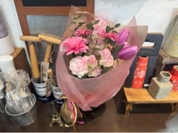 卒業式用花束3000円